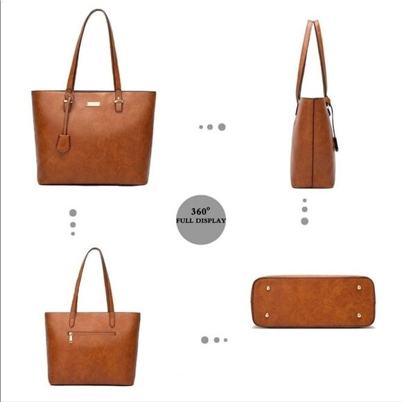 4 Piece Set NEW Tote Bags Wallets Satchel Tote Bags - Picture 9 of 13